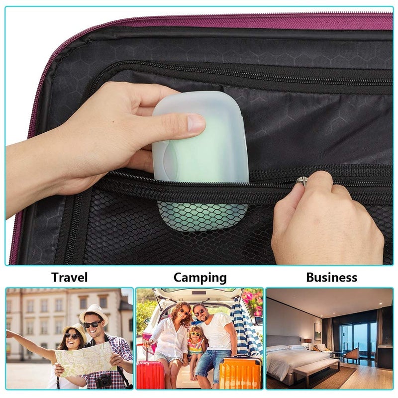 Vonpri Soap Box Holder, Soap Dish Soap Saver Case Container for Bathroom Camping Gym 1 Pack (Clear) - Image 3